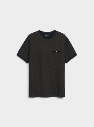 Le 31 Mens Embossed honeycomb T-shirt Standard fit