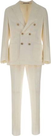 Eleventy Hombre, Trajes, Blanco, Talla: S