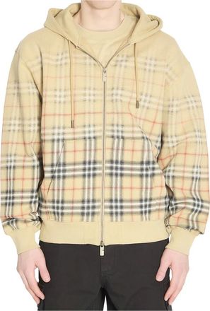 Burberry Heren, Sweatshirts & Hoodies, Beige, Maat: L Katoen