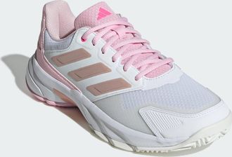 adidas adidas Performance Unisex Courtjam Control 3 Tennis Shoes - White - Size UK 6.5