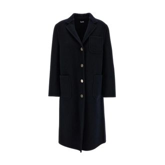 Thom Browne Enkelrij jas van wol - Dames - Mantels - Blauw - Maat: XS Wol