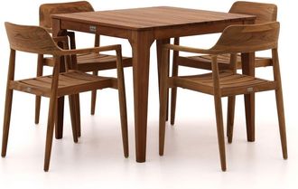 Bellagio la vita attrattiva Bellagio Balba/Bruca 90cm dining tuinset 5-delig stapelbaar