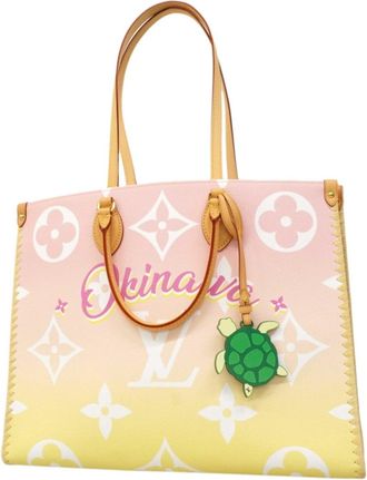 Louis Vuitton Pink Tote Bag (Pre-Owned)