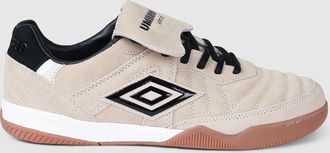 Umbro Unisex Speciali TR Suede Dust/Black/Sand Trainers - Green - Size UK 3