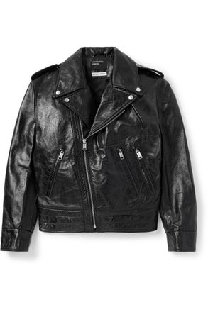 Enfants Riches Deprimes Distressed Leather Biker Jacket