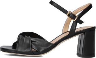 Unisa Zwarte Slingback Schoenen Medway - Dames - Sandalen met hakken - Zwart - 38 EU - Schoenen