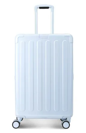 Hedgren Nostos Glossy Medium Spinner Suitcase in Aither Blue at Nordstrom