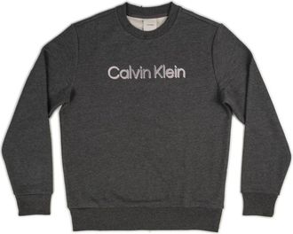 Calvin Klein Geborduurde Logo Hoodies - Heren - Sweatshirts - Grijs - XL - Katoen - Hoodies & sweatvesten
