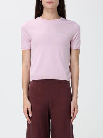 Patrizia Pepe T-shirt girocollo in maglia di misto cotone