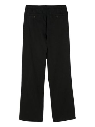 Palm Angels Monogram Embroidered Trousers - Black