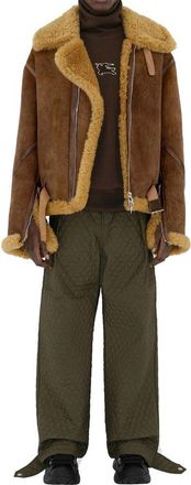Burberry Mens Bicolor Polyamide Casual Pants