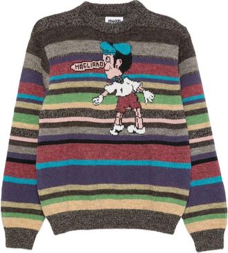 Magliano Striped Intarsia-knit Sweater