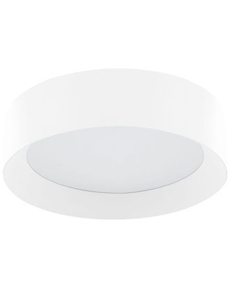Beliani L&aacute;mpara de techo led metal blanco