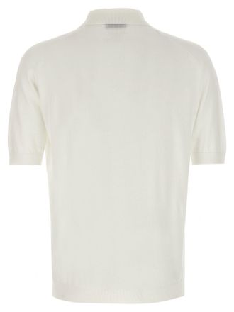 John Smedley Polo Shirt - Cream
