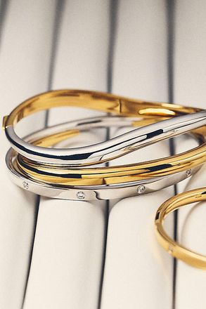 Missoma Savi Signature Hinged Bangle Bracelet