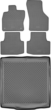 OEM Juego De Alfombrillas De Goma Para Coche Y Maletero Para Volkswagen Passat B8 Sed&aacute;n (2014)