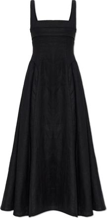 Cult Gaia Carla Dress - Dames - Casual kleedjes - Zwart - 3XS - Leer - Kleedjes