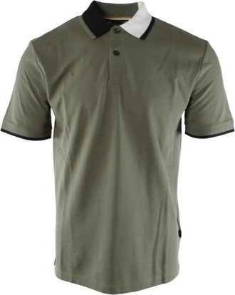 HUGO BOSS Polo Shirts - Heren - Polos - Groen - S - Katoen - Tops
