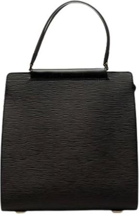 Louis Vuitton Pre-owned Handbags, female, Black, Size: ONE SIZE Pre-owned Leather Handbag