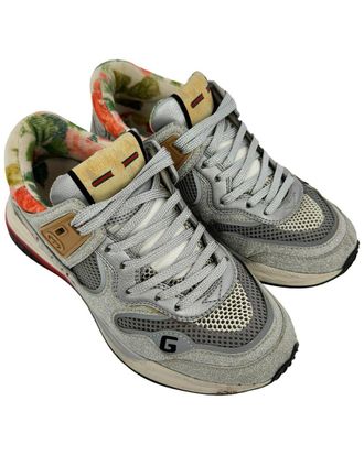 Gucci Womens Glitter Ultrapace Sneaker (Authentic Pre-Loved)