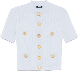 Balmain knitted cardigan - Blue