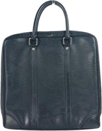 Louis Vuitton Tweedehands leren Louis Vuitton tassen - unisex - Vintage Handtas - Zwart - ONE Size - Leer - Vintage