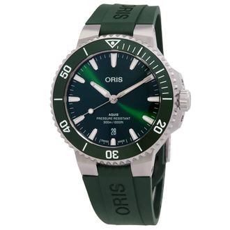 Oris Aquis Date Automatic Green Dial Mens Watch 01 733 7787 4157-07 4 22 37FC