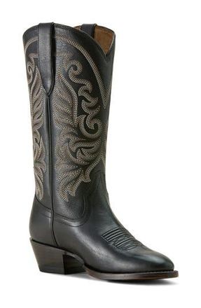 Ariat Louella Western Leather Boot in Black at Nordstrom Rack, Size 5.5