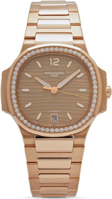Tiffany & Co 2024 Nautilus 35mm - unisex - 18kt Rose Gold - One Size - Pink