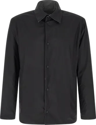 Herno Reversible Technical Wool Overshirt - Gray