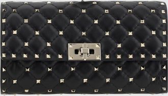 Valentino Garavani Clutch Rockstud Spike Valentino Garavani in nappa matelass&egrave;