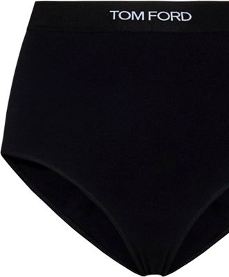 Tom Ford Womens Slip Modal Black Slips & Camisoles