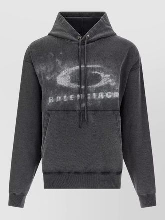 Balenciaga crayon loop hoodie drawstring hood kangaroo pocket