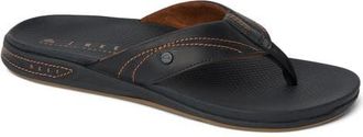 Reef Phantom Lux Flip Flop in Black at Nordstrom, Size 10