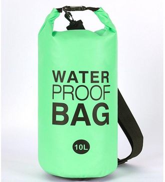 OEM Bolsa Impermeable De 10 Litros Para Piscinas Elevadas - Bolsa De Arena Impermeable De Malla 500d Con Clip - 51 X 19 Cm - Verde Claro