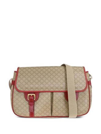 Celine Borsa a tracolla con motivo Macadam 1990-2000 - Toni neutri