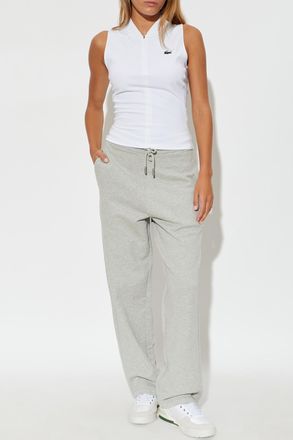 Lacoste Top With Z Logo, Womens, White