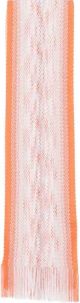 Missoni Zig-zag-pattern Fringed Scarf