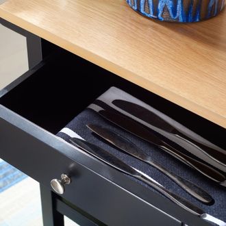 Safavieh Cohyn 2 Drawer 3 Shelf Kitchen Cart