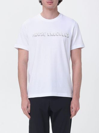 Moose Knuckles T-shirt in cotone pima con logo Moose Knuckles