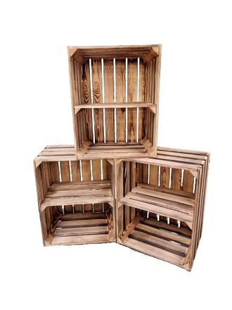 OEM Cassetta In Legno 50x40x30 Con Ripiano, Cottura Corta