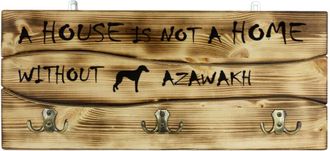 OEM Galgo Africano, Azawakh: Percha Con Perro, Expositor De Medallas, Decoraci&oacute;n Del Hogar De Art-dog