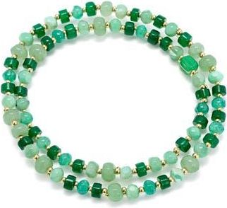 Panacea Set of 2 Green Beaded Stretch Bracelets at Nordstrom Rack