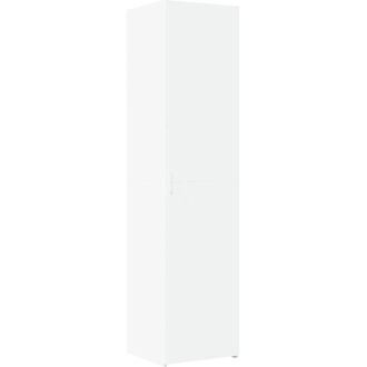 vidaXL Credenza Bianca 45x42,5x185 cm in Legno Multistrato - Vidaxl
