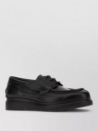 Tod's leather boat shoes