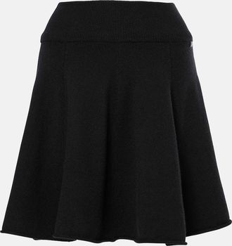 Extreme Cashmere N°379 Girl cashmere-blend miniskirt