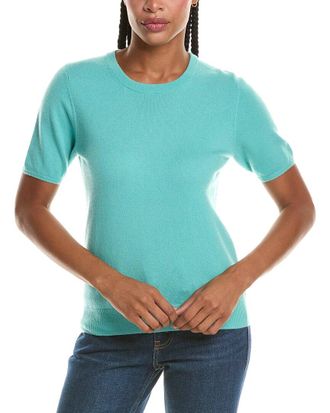 N.Peal N. PEAL Milly 100% Cashmere Classic T-Shirt