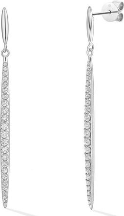 HEARTS ON FIRE Classic Diamond Stiletto Drop Earrings in White Gold/Diamond at Nordstrom