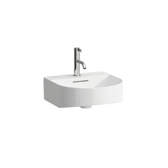Laufen Laufen - Pila De Enjuague Manual Con Sonar De Funcionamiento, 1 Agujero