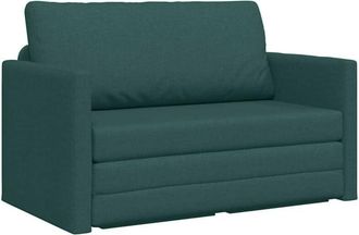 vidaXL Sof&aacute; Cama Verde Oscuro 124 X 71 X 78 Cm Tela Vidaxl